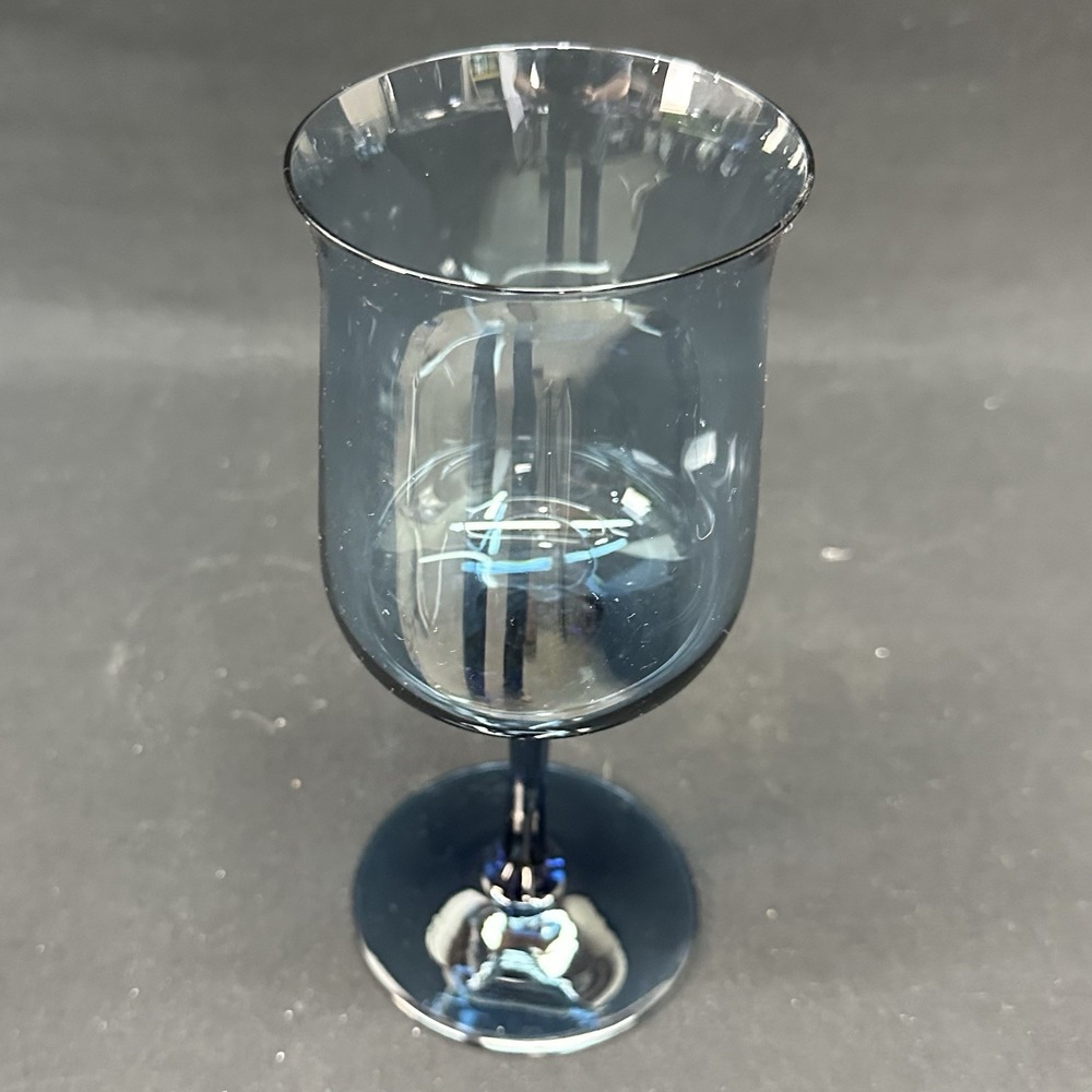 Lenox 'Blue Mist' 7 1/8" Crystal Water‎ Goblet, Set of 6 - Picture 9 of 14